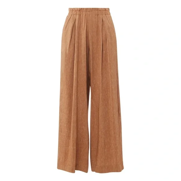 SESSUN Ridoo Linen Chambray Palazzo Trousers |
Terracotta - Picture 10 of 11